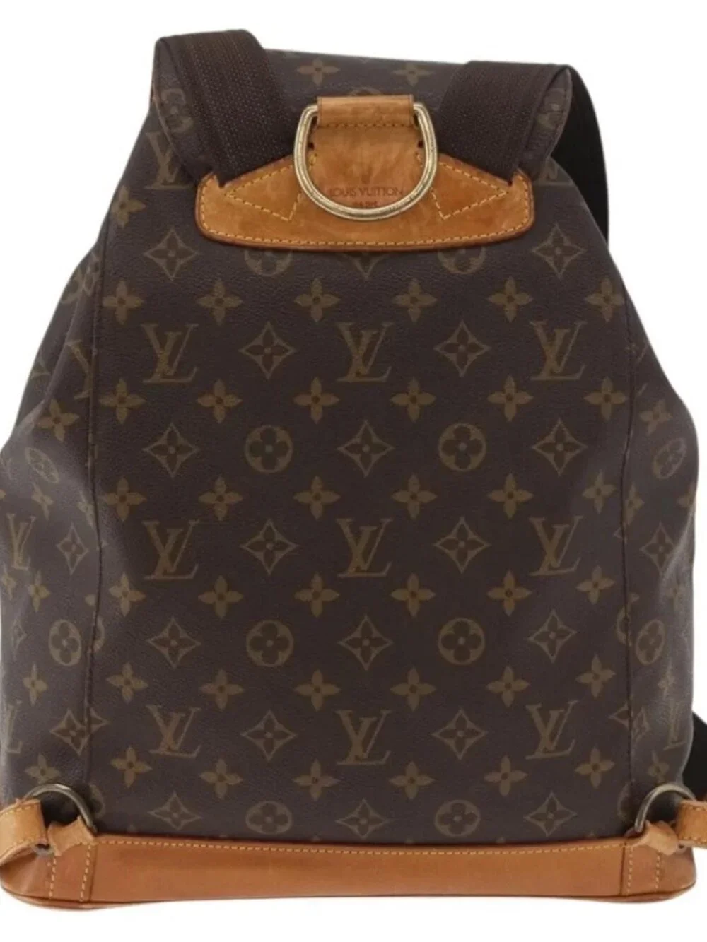 LOUIS VUITTON Monogram Montsouris GM Backpack M51135 LV Auth 179670